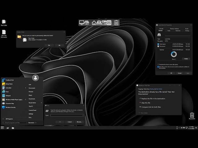Full Dark SkinPack for Windows 11