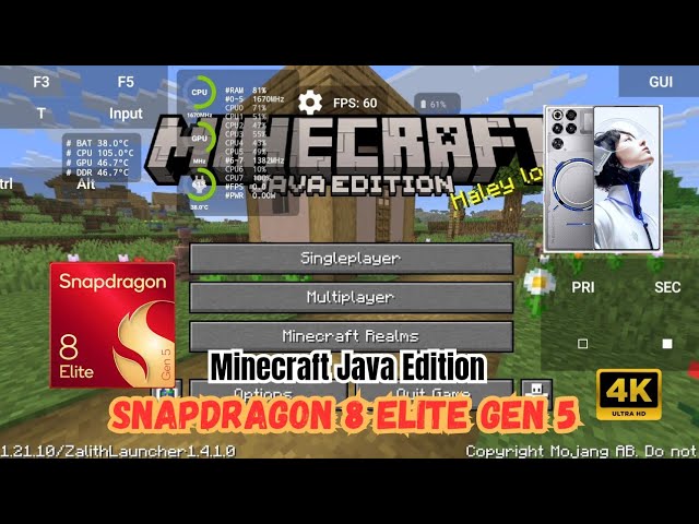 Minecraft Java on Redmagic 11 Pro (Snapdragon 8 Elite Gen 5) | FPS, Settings & Gameplay Test ⚡
