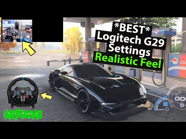 *BEST* Logitech G29 Settings Realistic Feel in NFS Unbound