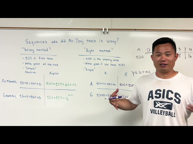Sequences aka did Mr. Zeng teach it wrong