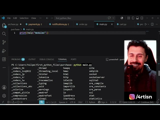 python built-in modules