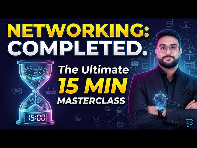 Networking Made EASY 💀 | LAN, WAN, IP, MAC, Ports & Protocols in 15 Minutes