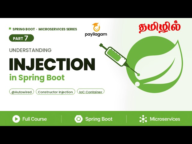 Spring Boot with Microservices Full Course in Tamil - Part 7 | Spring Boot & Database Connection