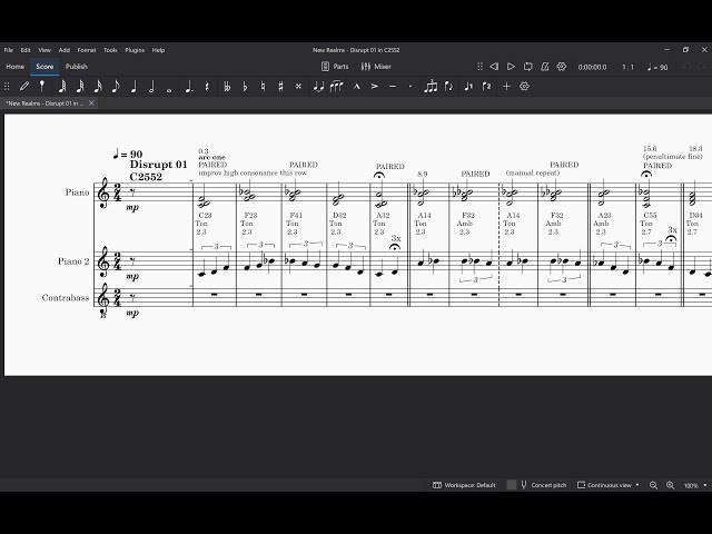 Disrupt 01 SCORE ANIMATION