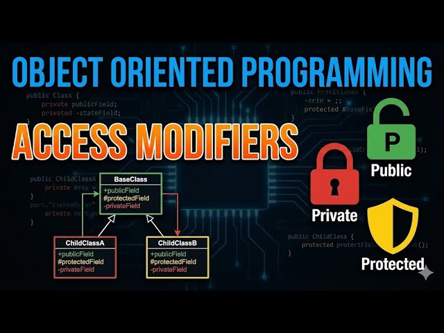 Access Modifiers in OOP Explained | Public, Private, Protected