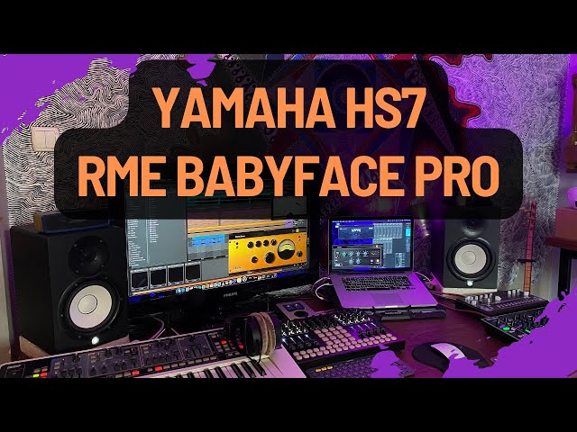 Yamaha Hs7 and Rme Babyface Pro Sound Test With Psytrance Music