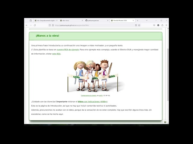 Publicar recursos de eXeLearning en GitHub en un único repositorio. Parte I- Usando la web de GH