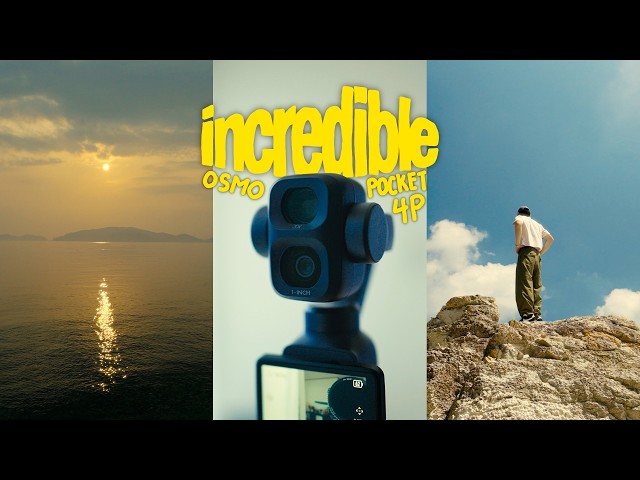 Honestly, this is the best Vlog Camera - DJI OSMO POCKET 4P