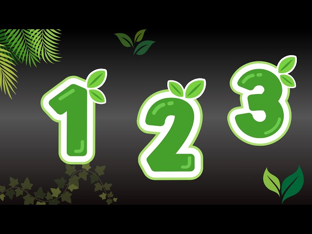 0 to 9 number counting for kids Bamboo Theme | Nursery Rhymes & Kids Song | Toddler fun