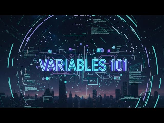 Python Basics #2 | Introduction to variables 