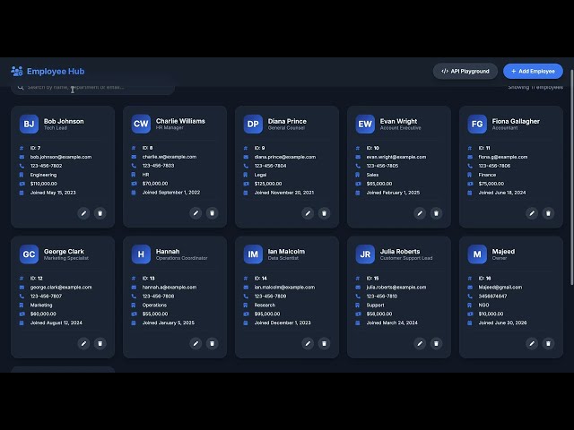 Employee Management System |Spring Boot | MySQL | REST API | CRUD Operations | Project Demonstration