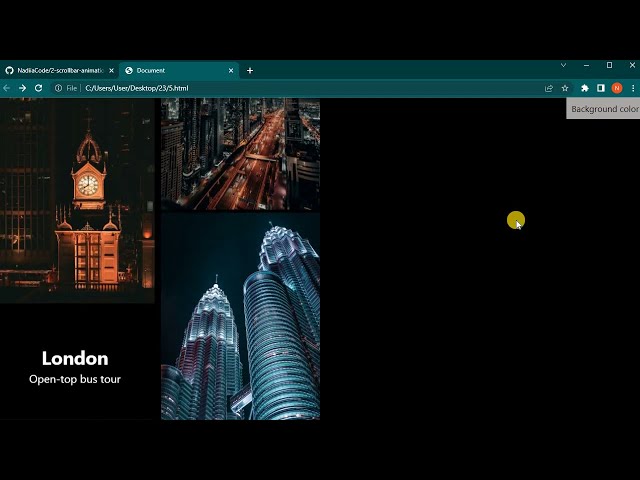 Image animation tutorial using HTML, CSS and JavaScript | Banner animation CSS nd JavaScript