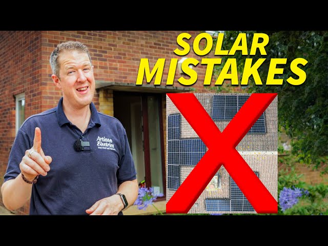 5 MISTAKES to avoid when installing Solar ❌