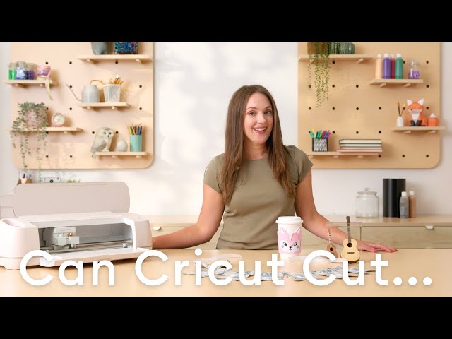 Can Cricut Cut...Wood? Foam? a Tablecloth?