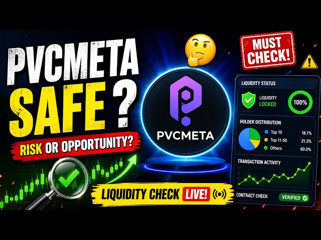 🔥PVCMETA Liquidity Check on Ave.ai 🔍 | Is the Token Safe or Risky? 💥Full Analysis 2026‼️