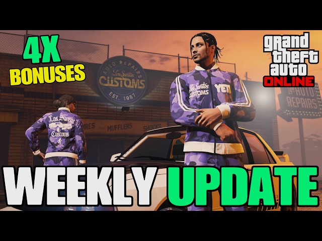 GTA Online 4X MONEY Weekly Update! (BUSINESS RIVALRIES EVENT)