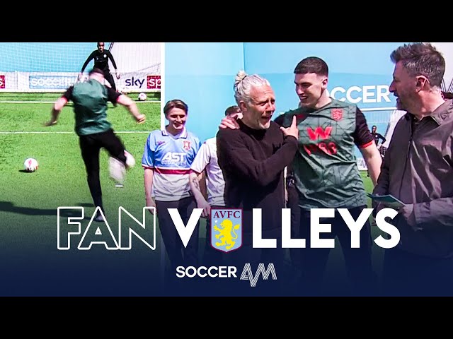 Aston Villa fans TURNED UP! 🟣⚡ | Fan Volleys