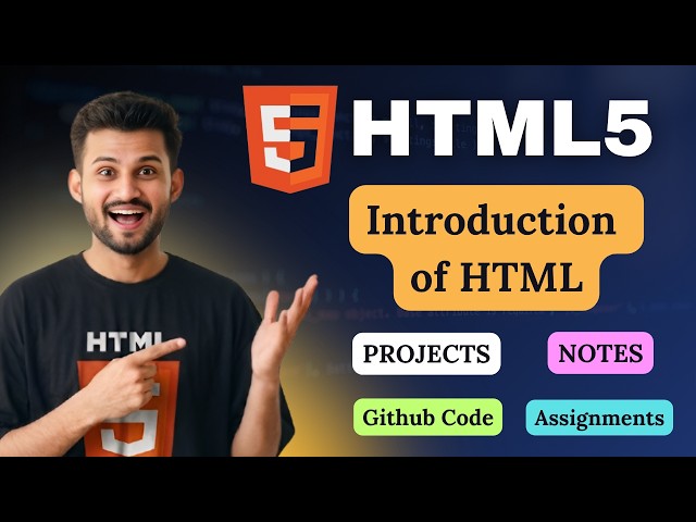 HTML Full Course for Beginners (Part 1) | What is HTML, Website, Web Page & History Explained
