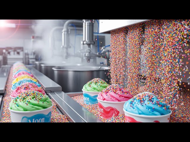 How Ice Cream Is Made in the Factory of the Future 🍦🤖 | FACTORY Beyond Process | ASMR Relax Sound