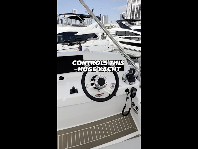 This small remote controls this HUGE yacht! #yachttechnology | Yacht Controller®