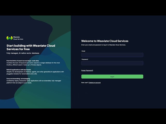 Getting Started with Weaviate Vector Databases on Volt Vectors