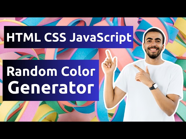Build a Random Color Generator with HTML, CSS & JavaScript