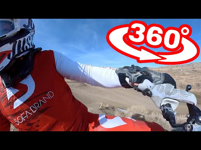 Lap at Aztec in 360°! | 2023 Yamaha YZ450F