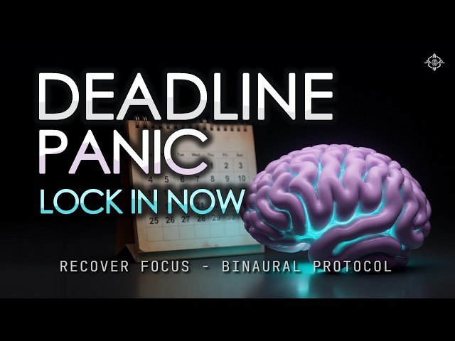 Deadline Focus Protocol — Stop Panicking & Start Working (2 Hours)