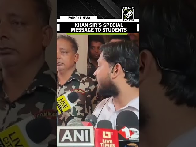MUST WATCH: Educator Khan sir’s special message to students after firing incident