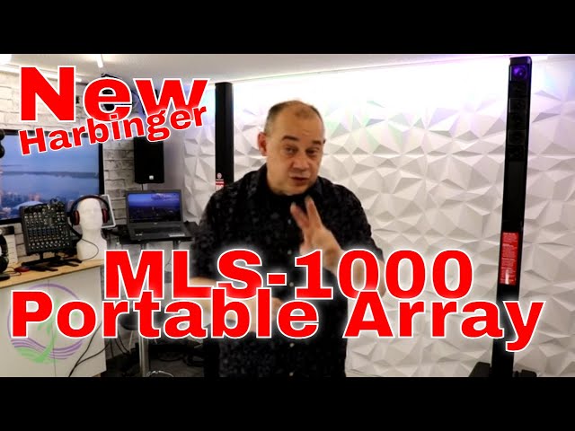 🌴 Full Review & 🎵 Sound Test Harbinger MLS1000 Portable Line Array / Column Array Speaker