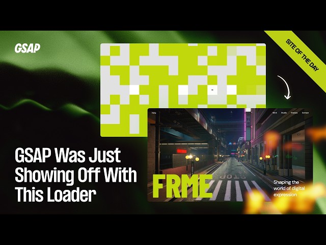 Animated Landing Page? GSAP Built This Whole Preloader Then Tore It Down