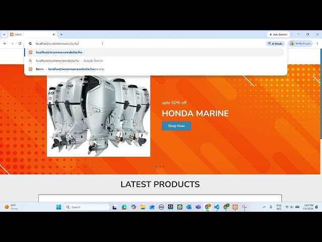 Motor Parts E-Commerce Website