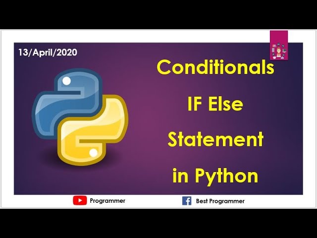 Conditionals IF Else Statement in Python