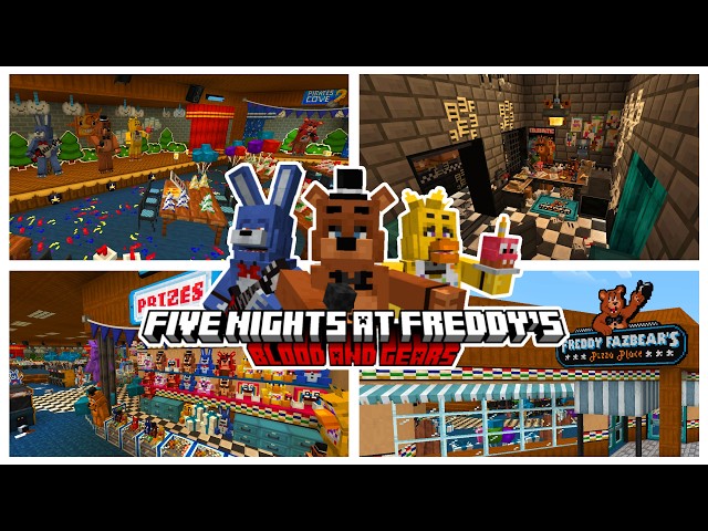 I BUILT FNAF BLOOD AND GEARS IN MINECRAFT...!!!😱 [DOWNLOAD IN DESCRIPTION]