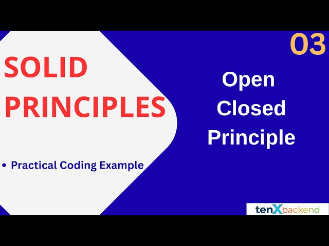 LLD 03: SOLID Principles | Open Closed Principle | Machine coding | Interview Preparation