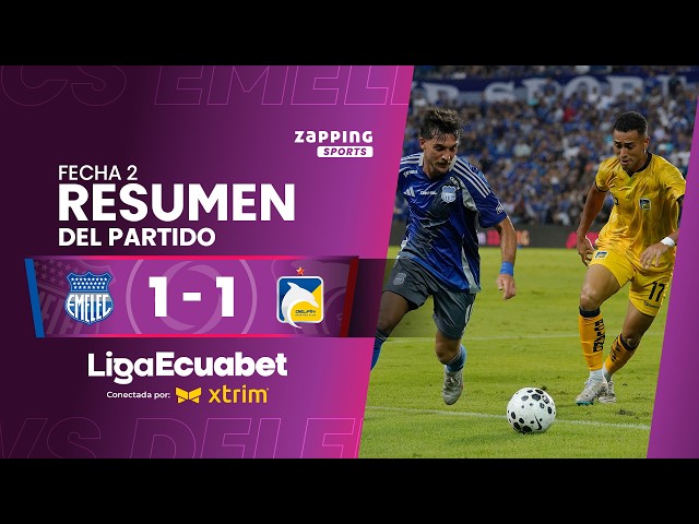 CS Emelec 1 - 1 Delfín SC / Fecha 2 / Liga Ecuabet conectada por Xtrim 2026