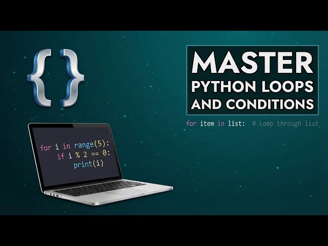 Learn Python Loops and Conditions Fast! 🐍