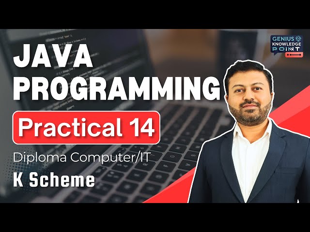 Design Form in Java using AWT Controls  | Diploma Semester 4 Practical No. 14 (K Scheme)