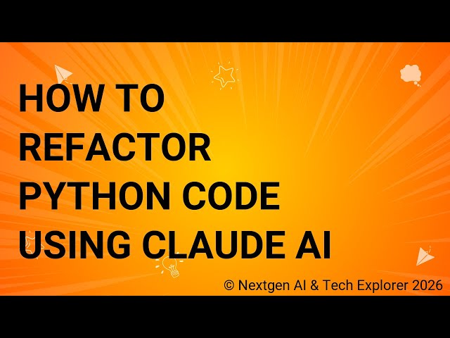 How to Refactor Python Code Using Claude AI