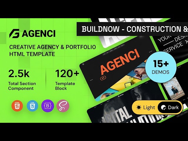 Buildnow WordPress Theme Tour: See Construction Demo Layouts