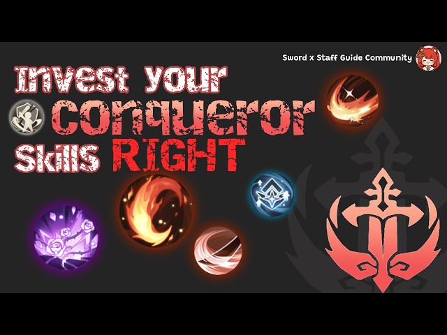 [Sword x Staff] INVEST Your Skill Cards in the RIGHT Skills! | Conqueror - T4 Duelist | QY Maple