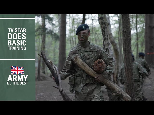 TV Star Takes on Basic Training | British Army
