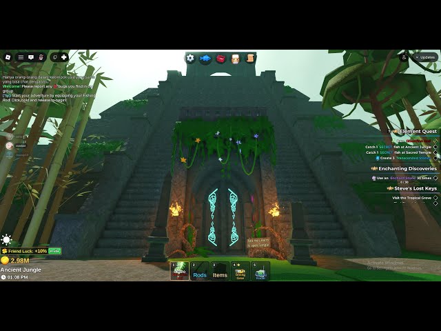 MEMBUKA KUIL SUCI DI FISH IT #4 #shortslive