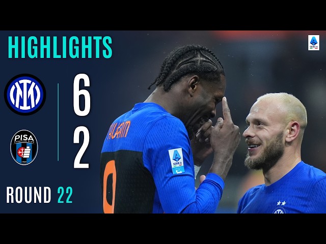 INTER-PISA 6-2 | RESUMEN | El Inter, con seis goles, remonta tras el susto inicial | Serie A 2025/26