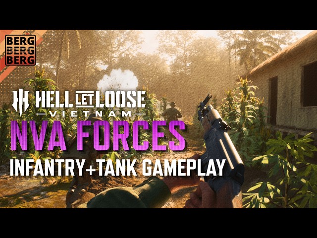 HELL LET LOOSE VIETNAM: NVA Infantry + Tanks | 4 Minutes of Gameplay