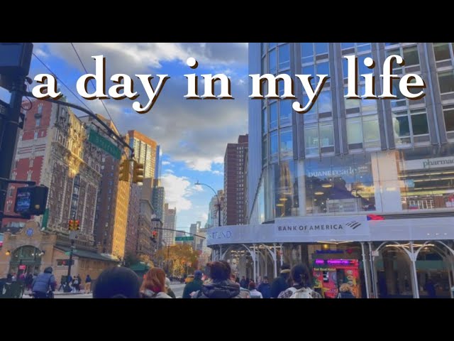 a day in the life of a theatre major in NYC!! (AMDA NY) *vlog*