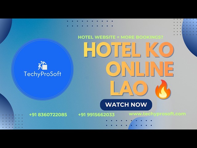 Hotel Website Design Ahiwara | Hotel App Development Ahiwara | TechyProSoft