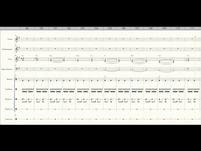 Recreo - Moral Distraida (Partitura)