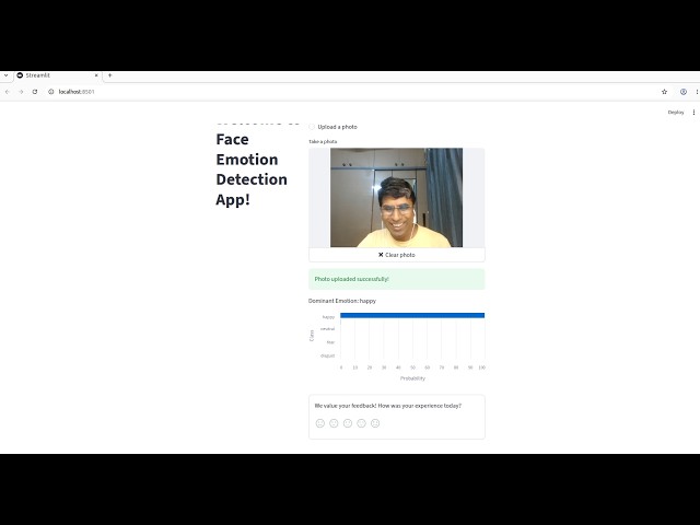 Python Facial emotion recognition using graph