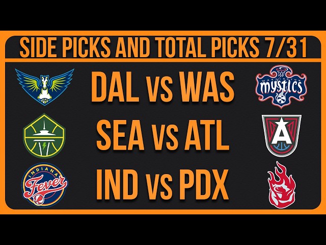 WNBA Picks Today Friday 7/31/26 | FREE WNBA Best Bets & Predictions